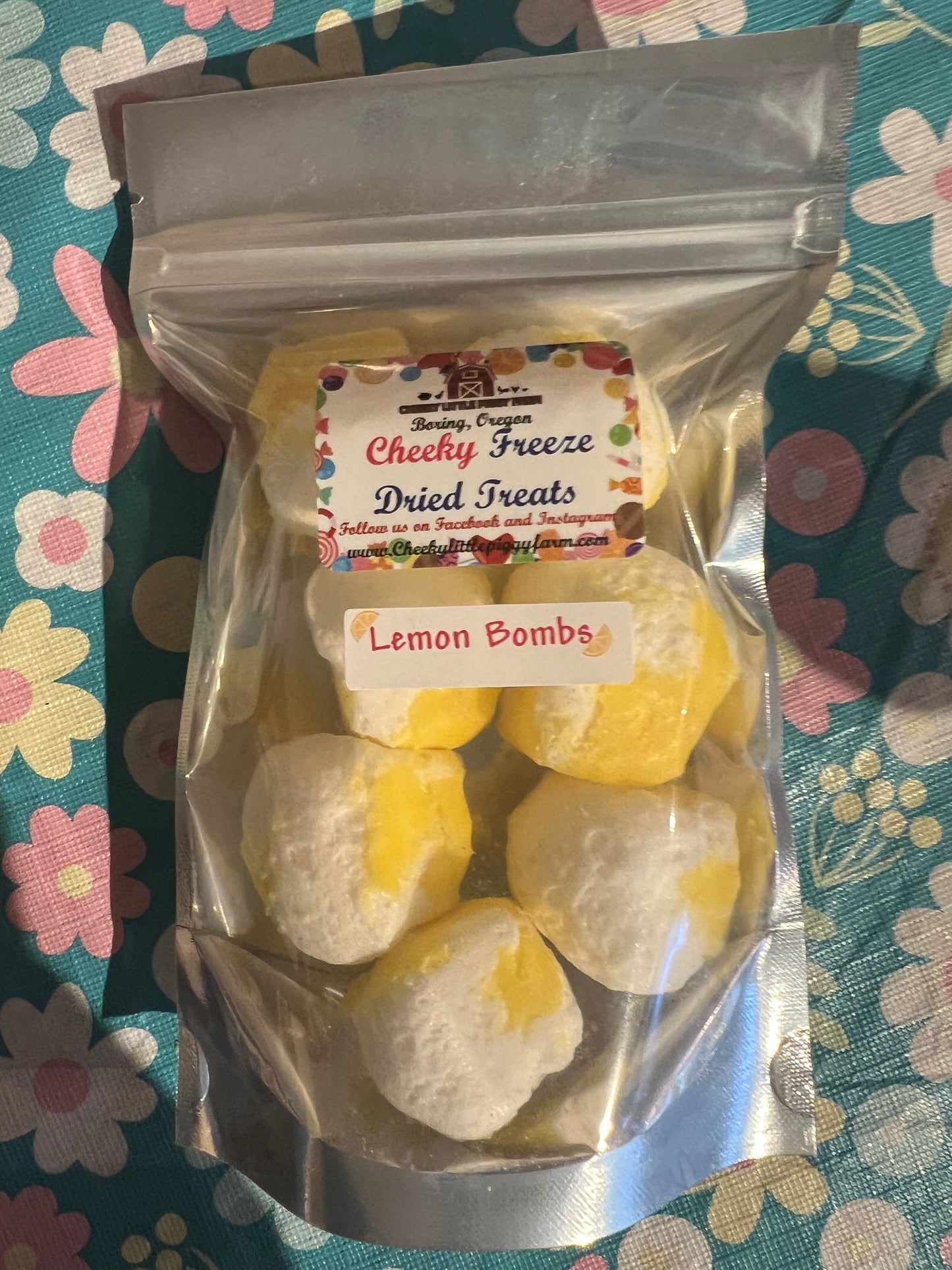 Freeze Dried Lemon Bombs