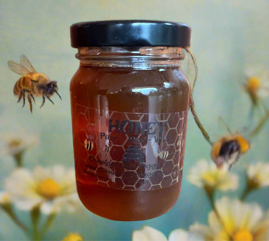 6oz Pure Raw Honey Jar
