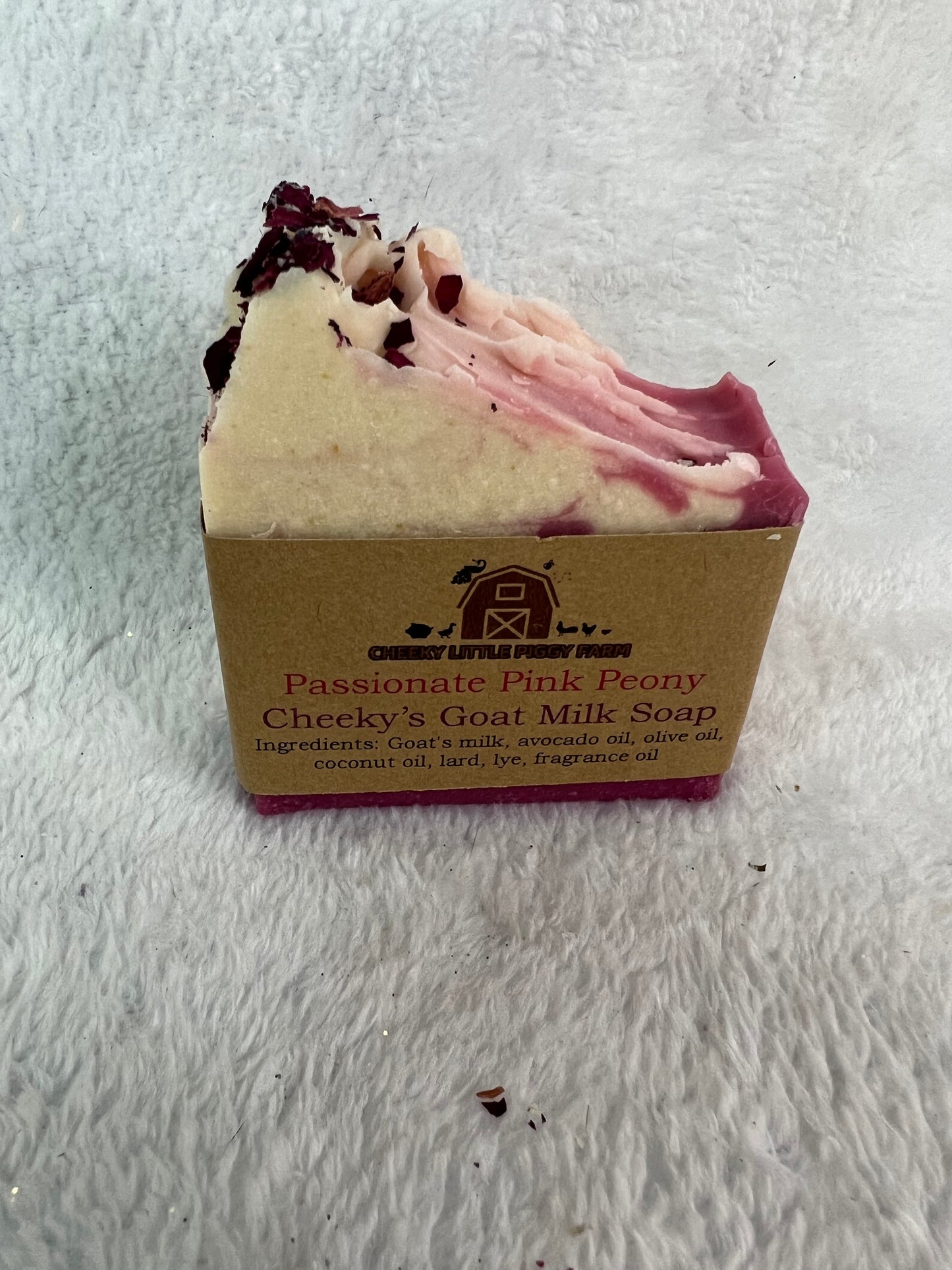 Passionate Pink Peony - Handcrafted Goat Milk Soap