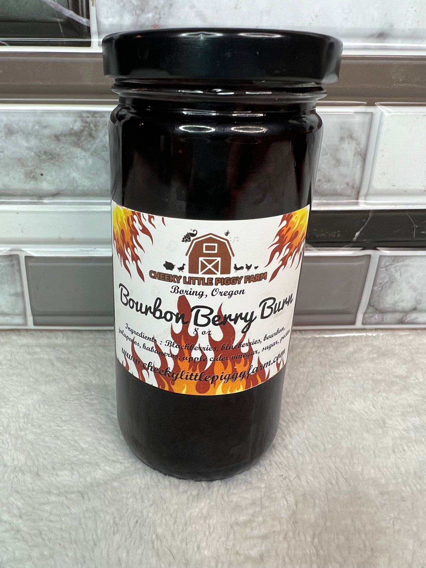 Bourbon Berry Burn Pepper Jam