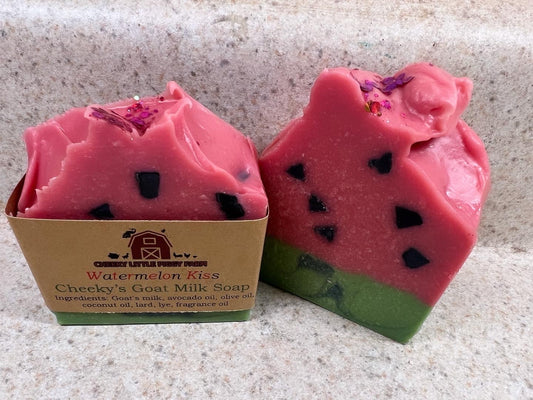 Watermelon Kiss - Handcrafted Goat Milk Soap