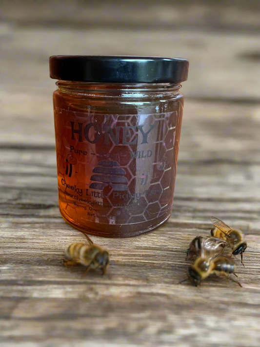9 oz Pure Raw Honey Jar