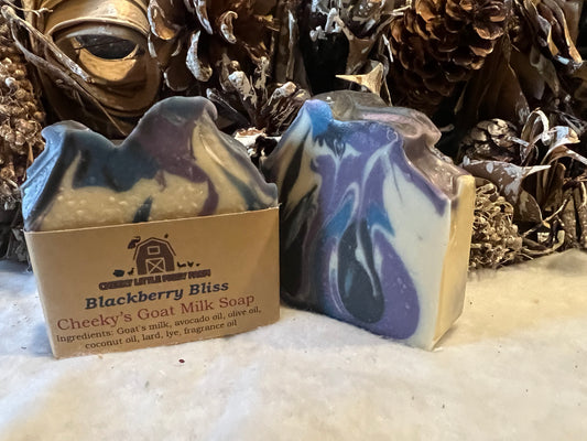 Blackberry Bliss- Handcrafted Goat Milk Soap