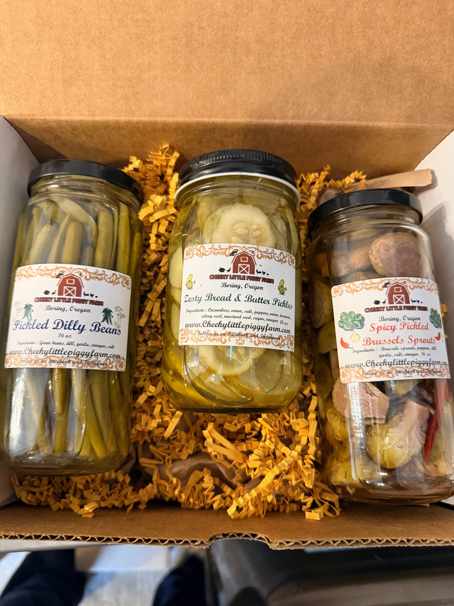 Pickled Veggie Boxes mix n match