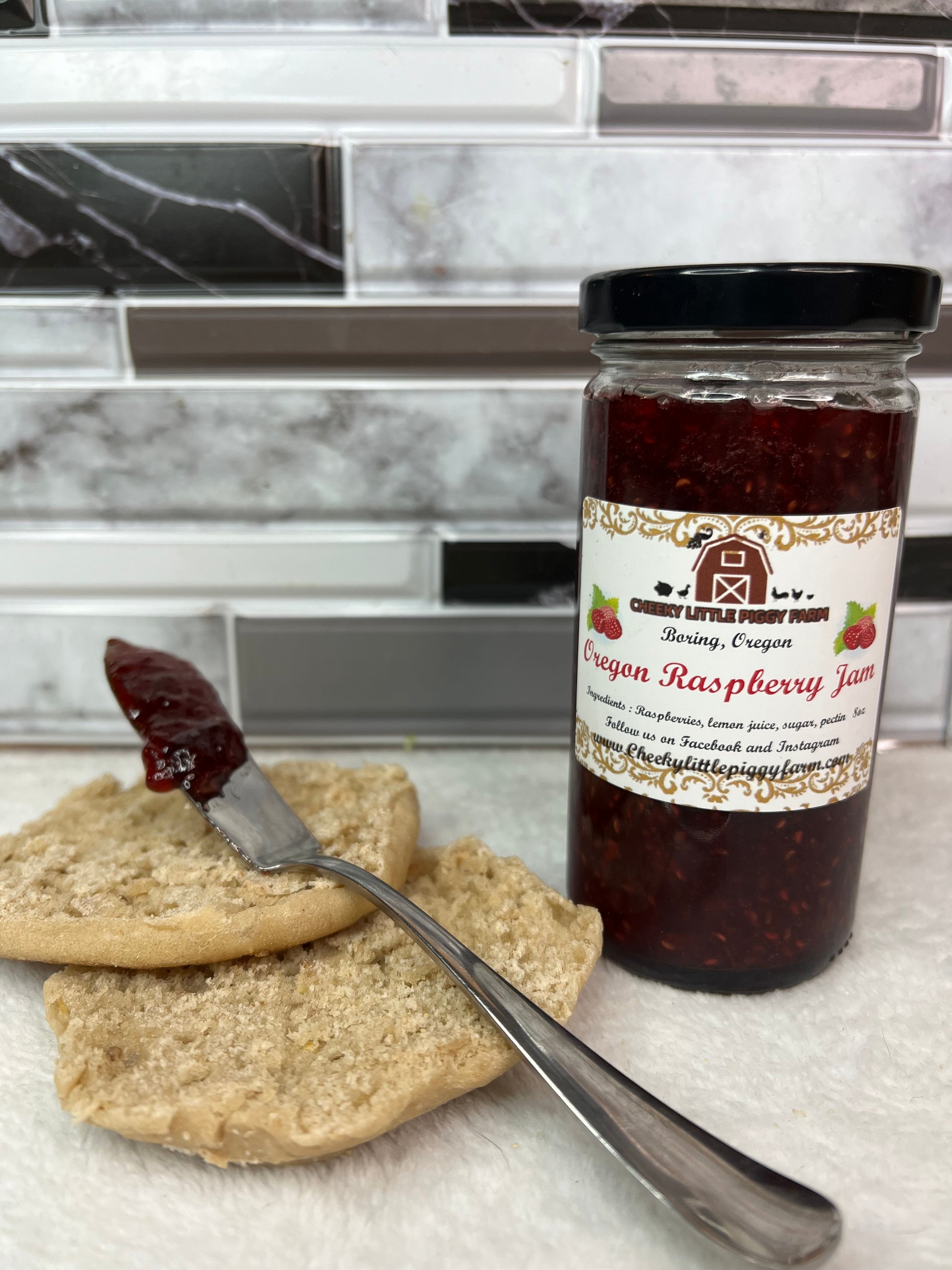 Oregon Raspberry Jam – Cheeky Little Piggy Farm