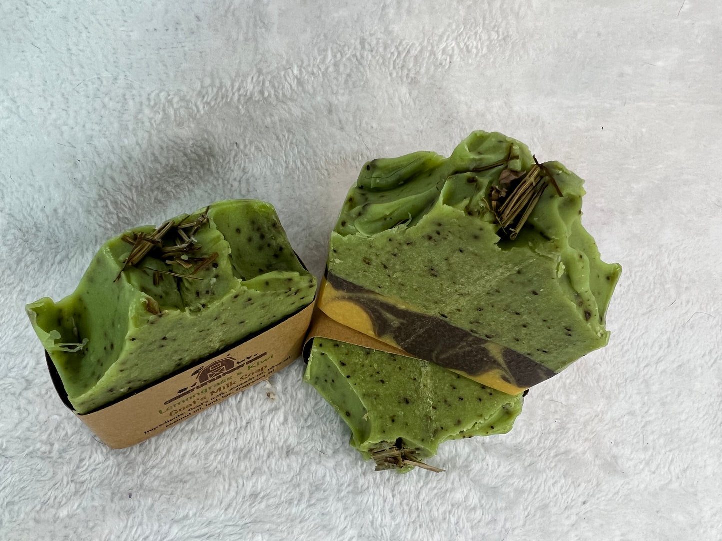 Lemongrass and Kiwi - Handcrafted Goat Milk Soap