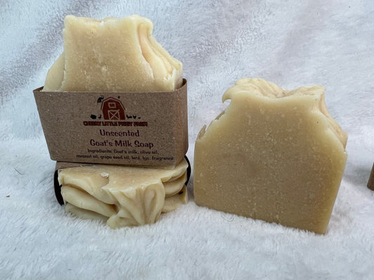 Unscented -Pure and Clean - Handcrafted Goat Milk Soap