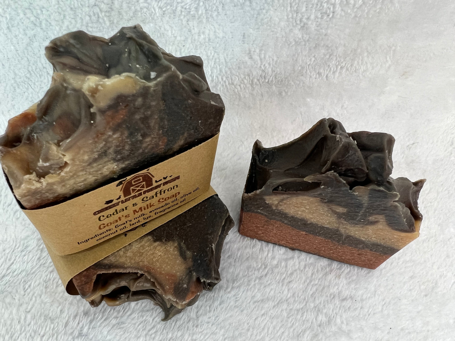 Cedar and Saffron- Handcrafted Goat Milk Soap