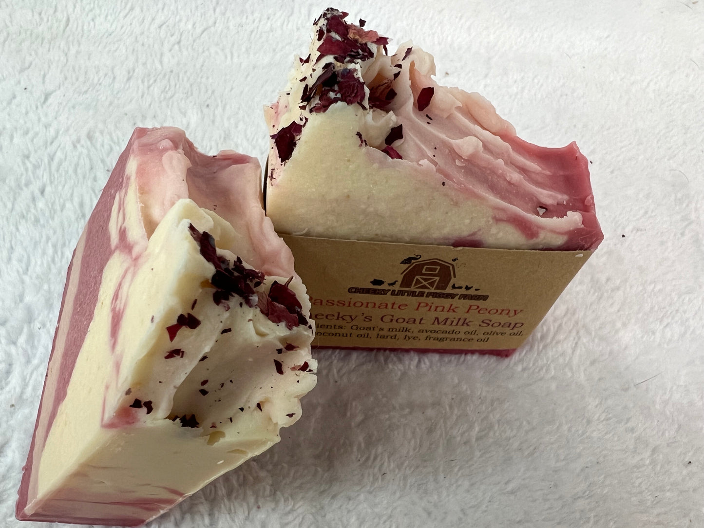 Passionate Pink Peony - Handcrafted Goat Milk Soap