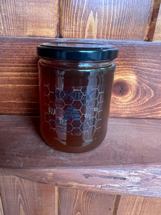24oz Pure Raw Honey Jar