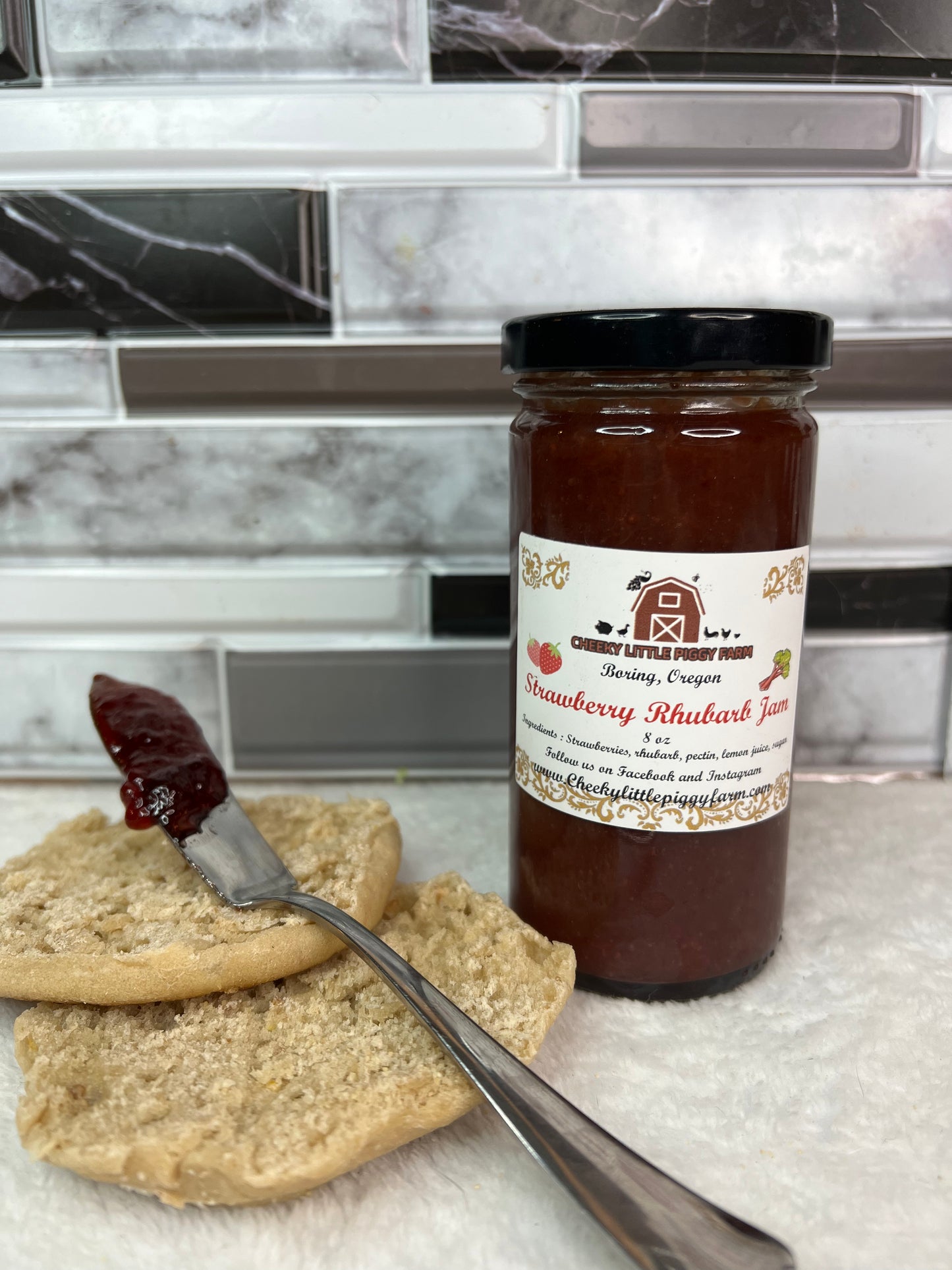 Strawberry Rhubarb Jam