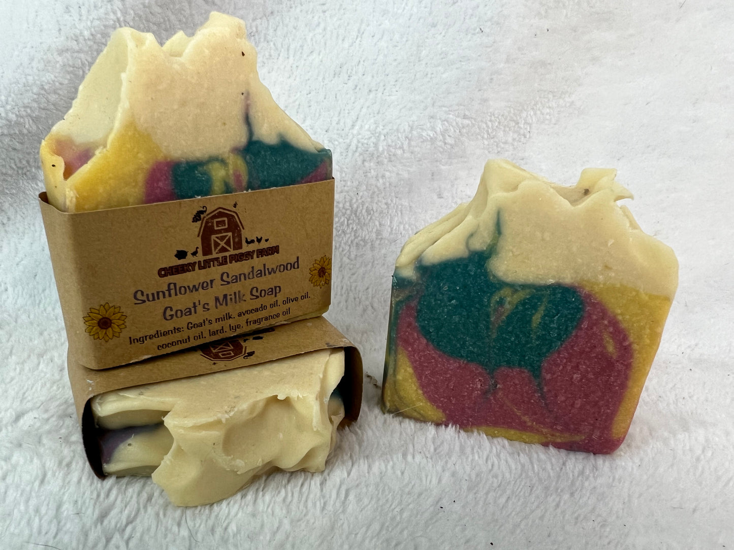 Sunflower Sandalwood - Handcrafted Goat Milk Soap